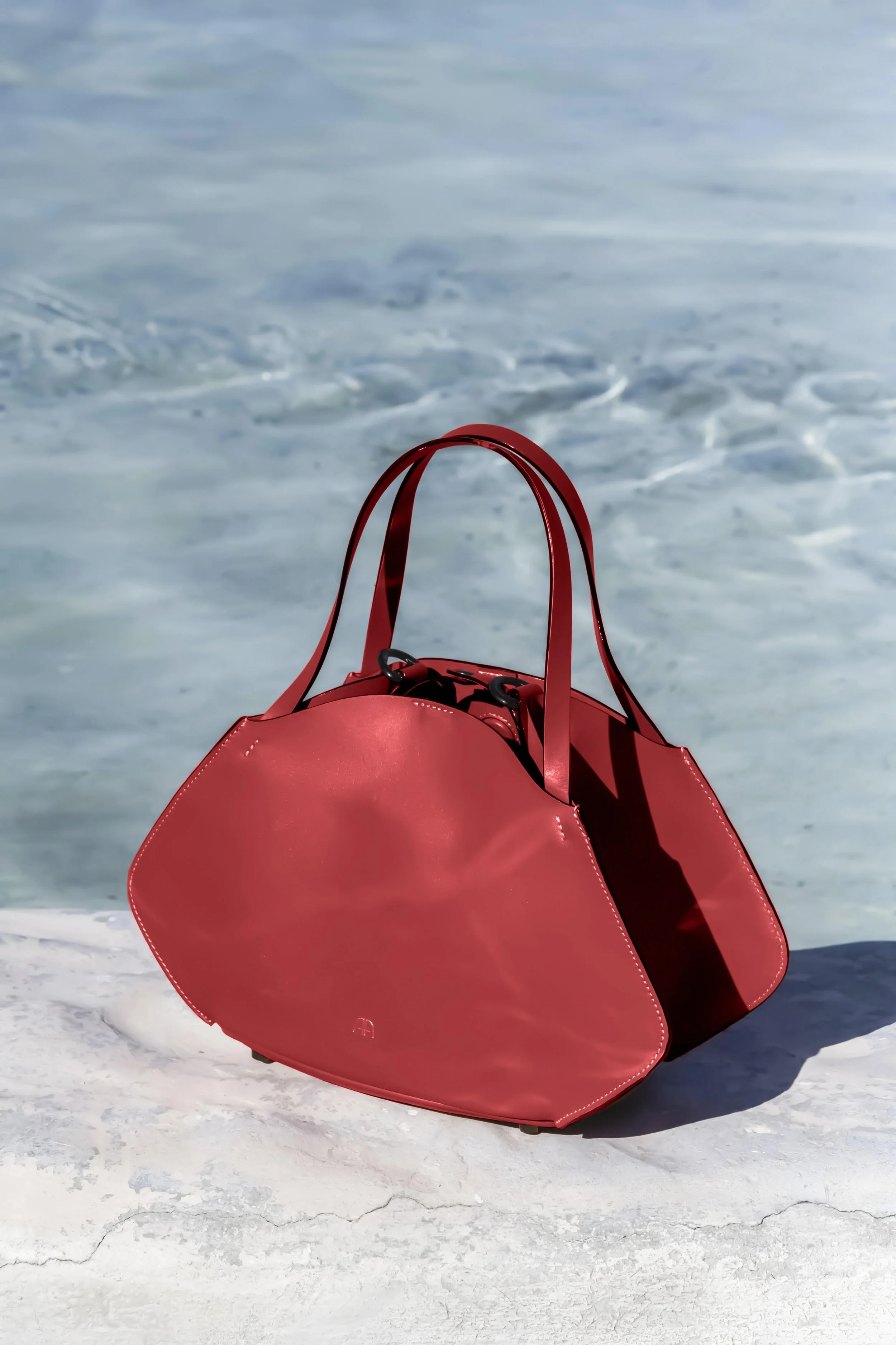 Afhra Stefania Small Tote Bag Coral Afhra